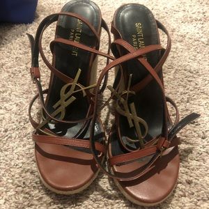 YSL WEDGE/ESPADRILLE